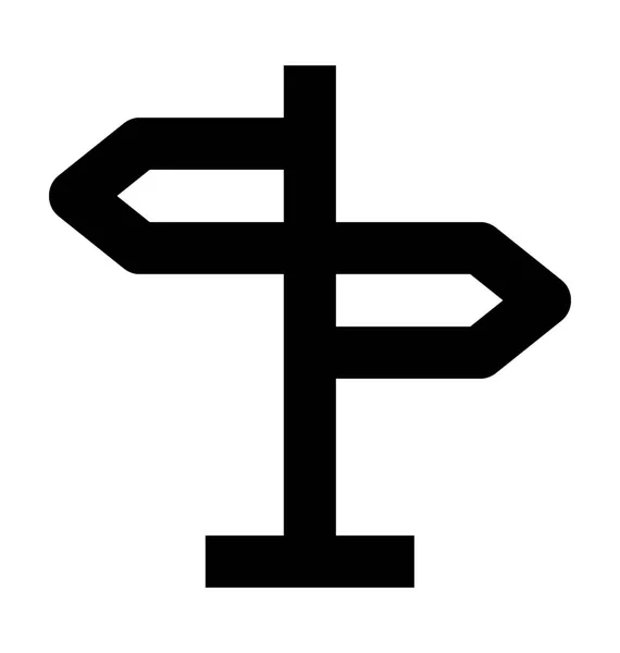 Векторна Icon guidepost — стоковий вектор