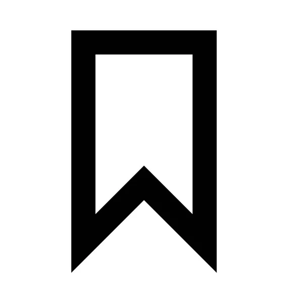 Bookmarking vektor symbol — Stock vektor