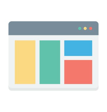  Web yapısı vektör simgesi