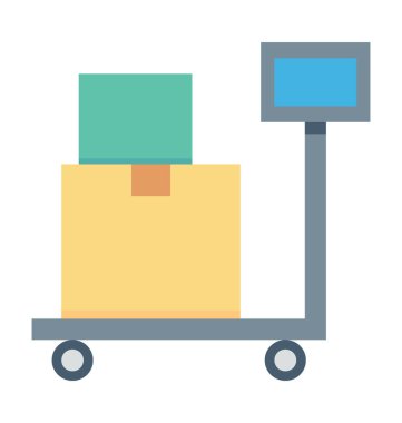 Platformu ölçek vektör simgesi