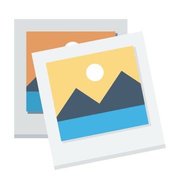 Sahne çizgi vektör simgesi