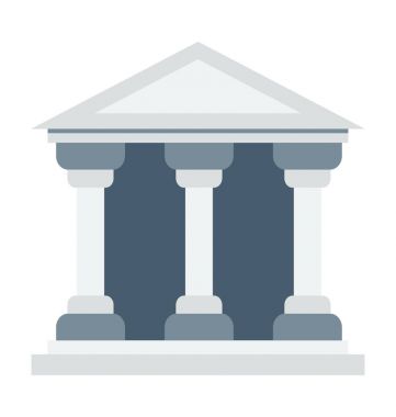 banka satırı vektör simgesi