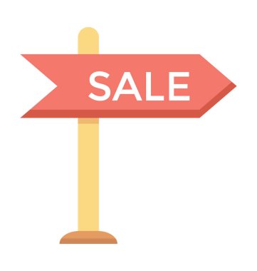 Satılık tabelasını vektör simgesi