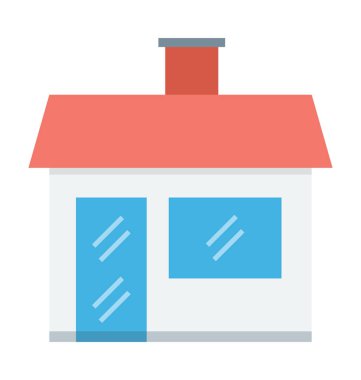 Ev satırı vektör simgesi