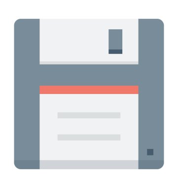  Disket vektör simgesi