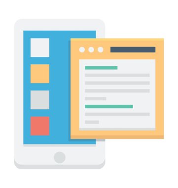  Mobil tel kafes vektör simgesi