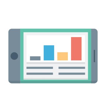  Mobil grafik vektör simgesi