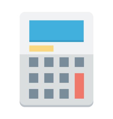  Hesap makinesi vektör simgesi