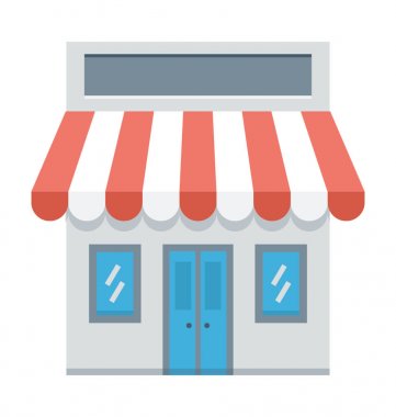  Dükkanı vektör simgesi