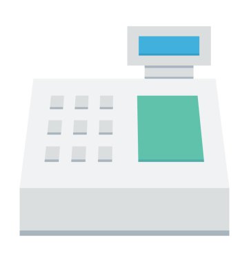  para kasası vektör simgesi