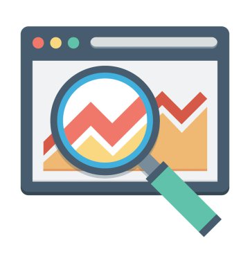  Arama grafik vektör simgesi