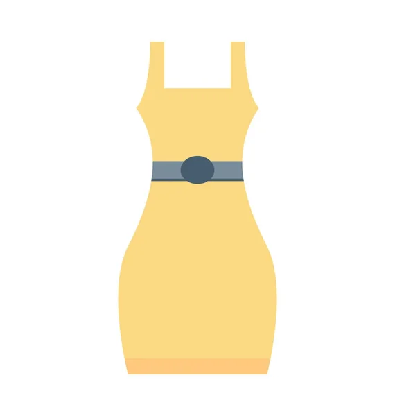 女性のドレスのベクトルのアイコン — ストックベクタ