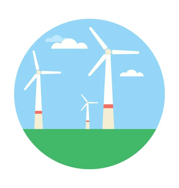 Vectoricoon Windmolen — Stockvector