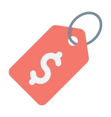 fiyat etiketi vektör simgesi