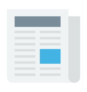 haber kağıt vektör simgesi