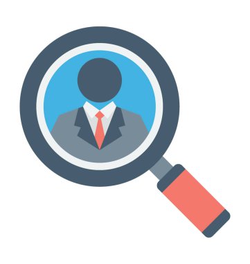 Kişi vektör simge bulmak