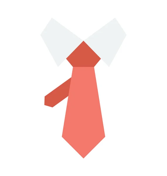 Krawat Kolorowe Wektor Ikona — Wektor stockowy