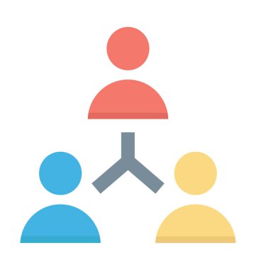 Lider renkli vektör simgesi