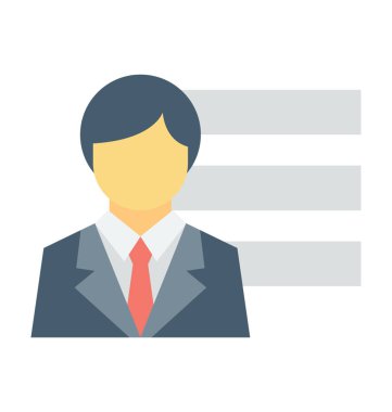 iş adamı vektör simgesi