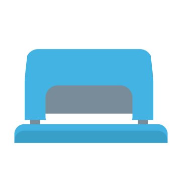 Delik yumruk vektör simgesi