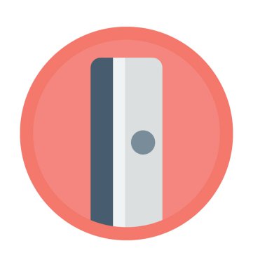 kalemtıraş renkli vektör simgesi