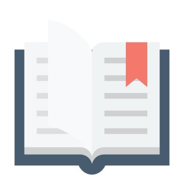 Kitap vektör simgesini aç