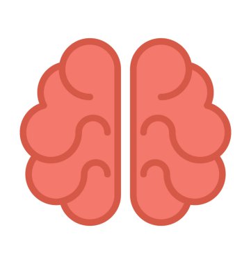 İnsan beyin vektör simgesi