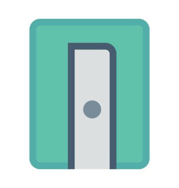 kalemtıraş renkli vektör simgesi