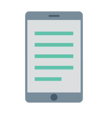 akıllı telefon vektör simgesi