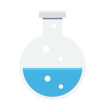 Şişesi renkli vektör simgesi