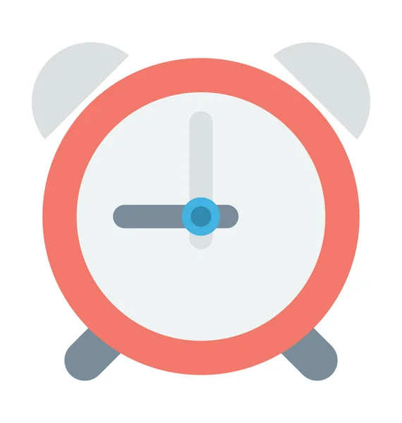 Reloj Despertador Vector Icono — Vector de stock