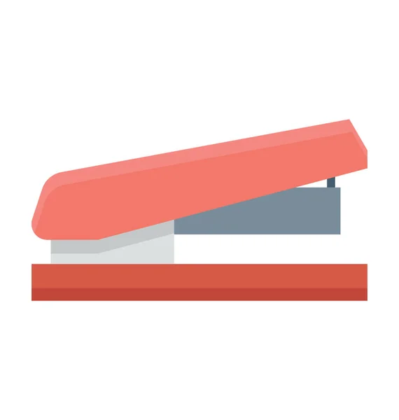 Stapler Colored Vector Icon — Stock Vector