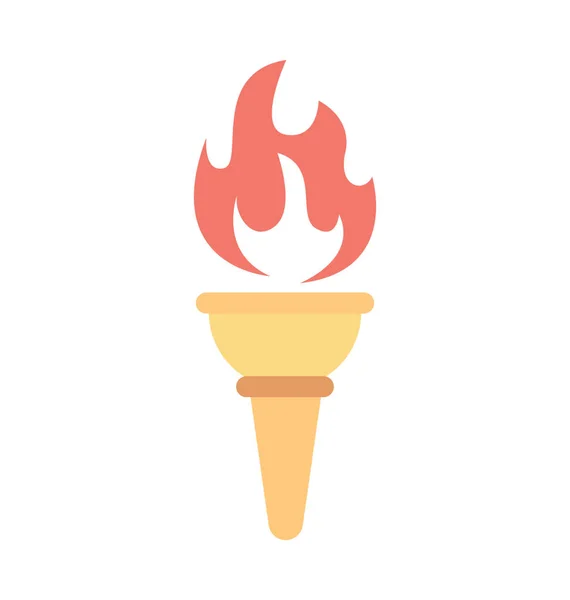 Fire Flame Vector Icon — Stock Vector