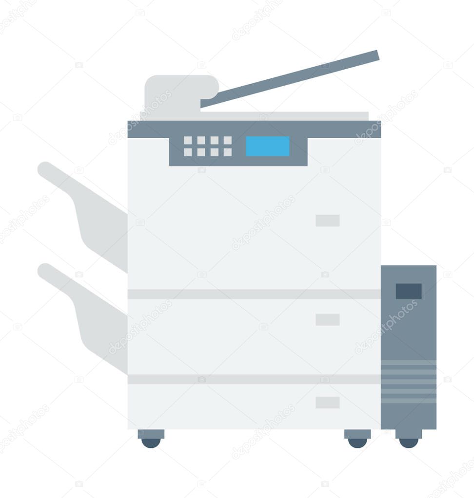 Photo copier Vector Icon