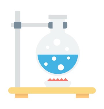 Laboratuvar Deney vektör simgesi