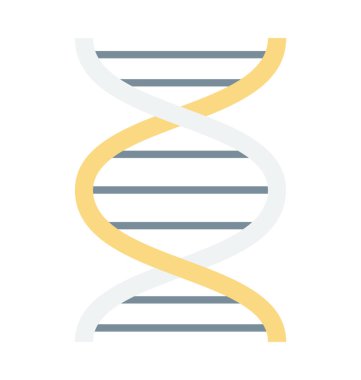 DNA renkli vektör simgesi