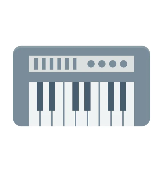 Klaviertasten Vektor Symbol — Stockvektor