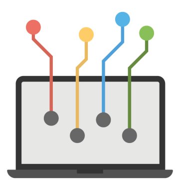 Bir yaratıcı internet teknoloji kavramı