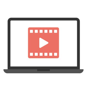 Bir dizüstü bilgisayarda multimedya eğlence