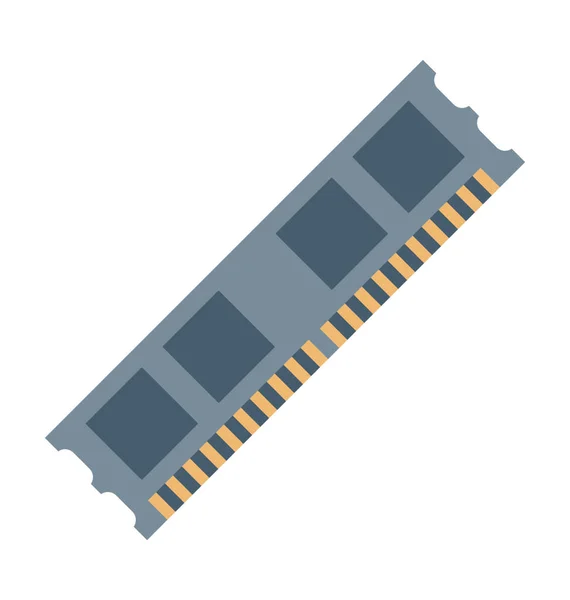 Ícone Vetor Ram Computador —  Vetores de Stock
