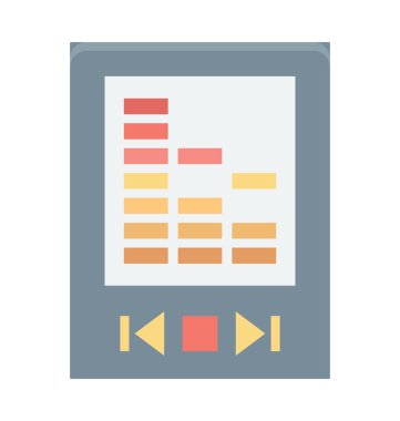 Müzik bas vektör simgesi