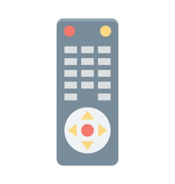 Remote Colored Vector Icon clipart