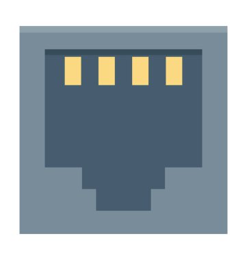 Internet fiş vektör simgesi