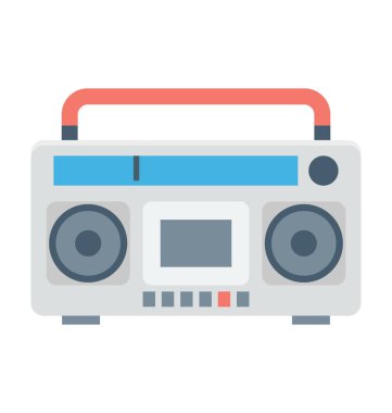 Boom box vektör simgesi