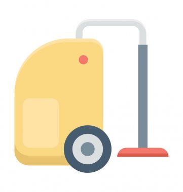 Süpürge Temizleyici vektör simgesi