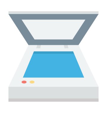 Vektör simge renkli tarayıcı