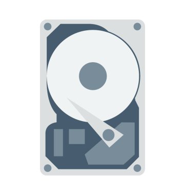 Sabit disk vektör simgesi