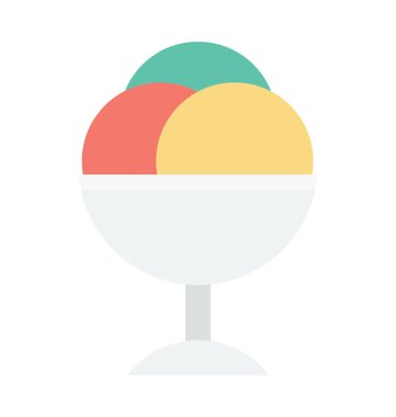 dondurma vektör simgesi