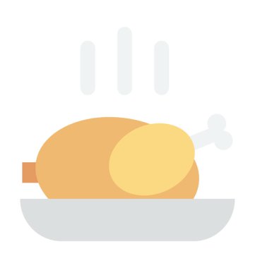 Renkli vektör simge kızartma