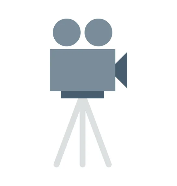 Filmcamera Vector Pictogram — Stockvector